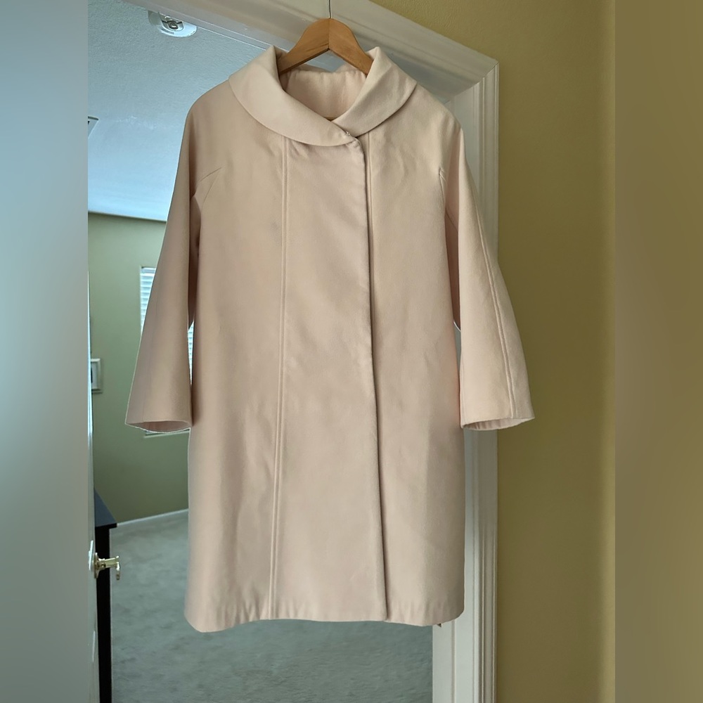 Beige swing coat
